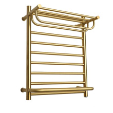 Towel Drying Racks/ Clothes Drying Rack in Electric Design Shiny Gold 2 Tiers Stainless Steel 2020 Fashion Heated Towel Warmer